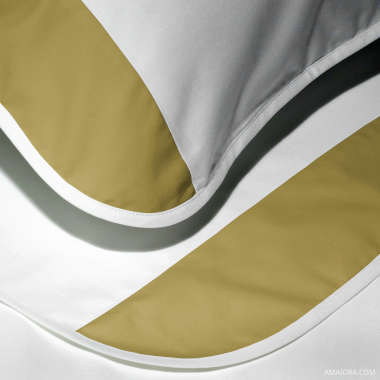 amaiora-oeko-tex-sheet-nobilis-percale-400-tc-white-with-gold-stripe