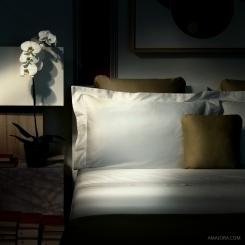 Completo Letto | Essentia Bourdon Bio | Raso 600 TC | Bianco Naturale 